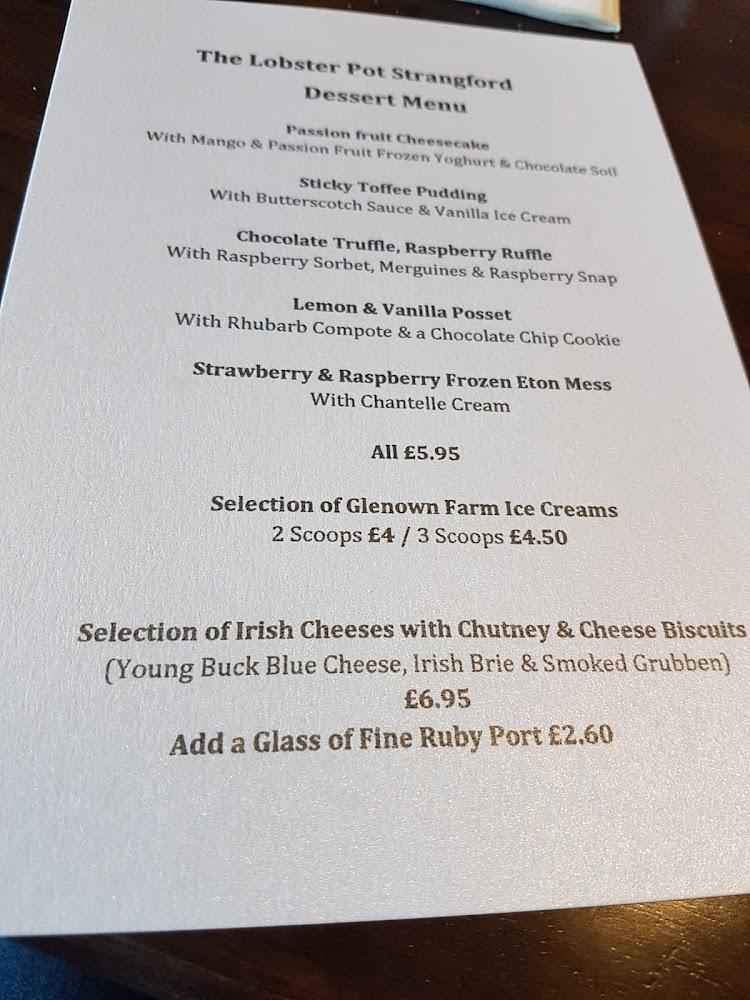 Lobster Pot Menu - 1